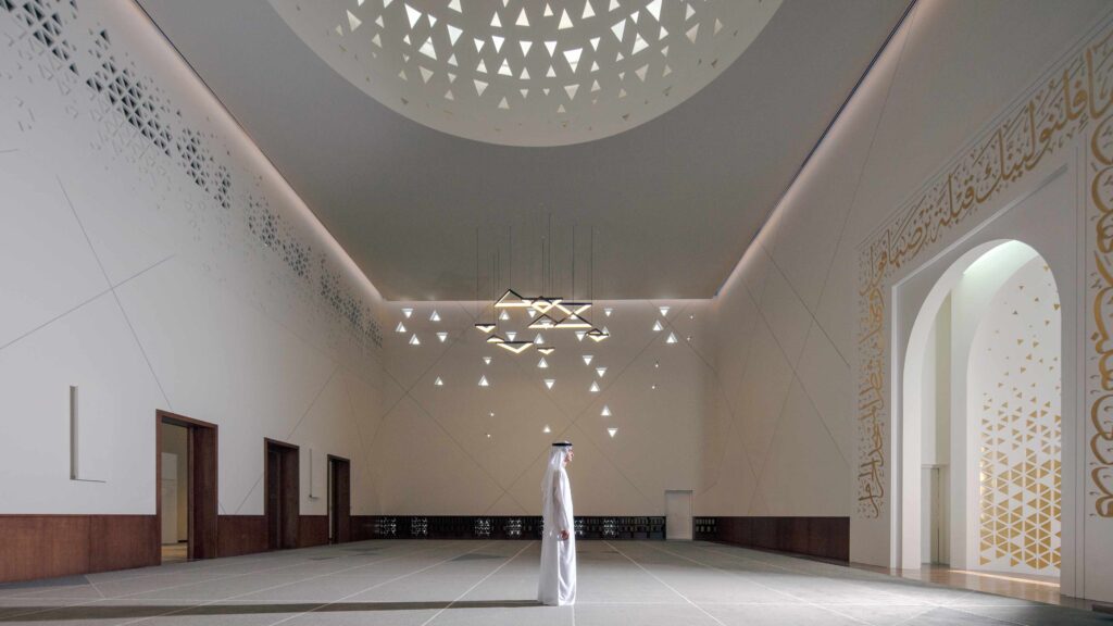 Mosque Prayer Hall Mihrab Architectural Lighting Designers Dubai Studio N 1024x576 